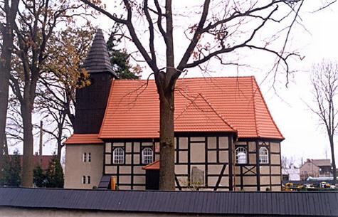 Kościół w Kaczkowie - stare zdjęcie